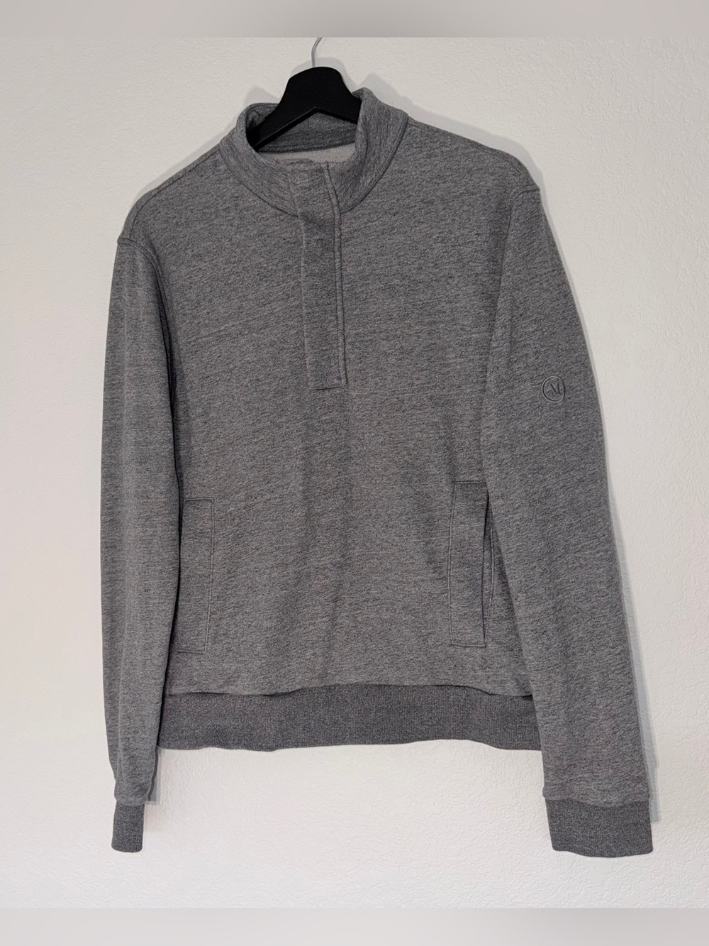 Mens Vuori Cypress 1/4 zip pullover sweatshirt